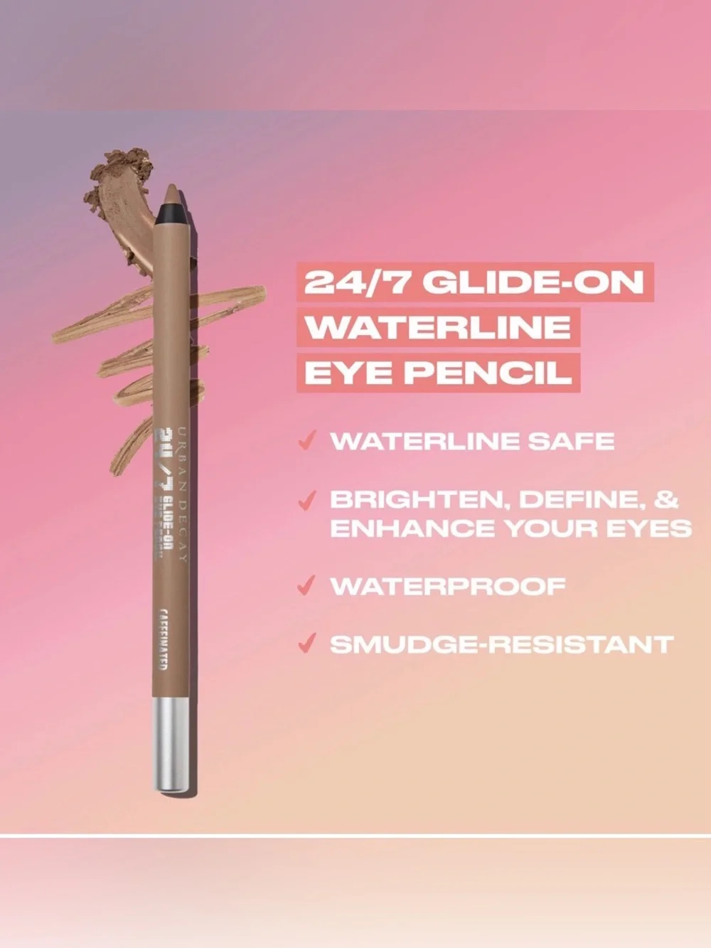 Urban Decay 24/7 Glide-On Waterproof Eyeliner Trio - Cool Coyote, Faux Doe, Cuff